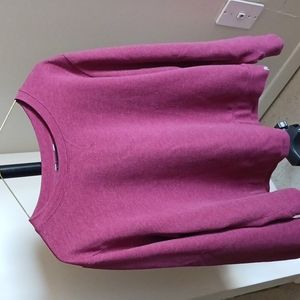 Eddie Bauer Relaxed Fit Mauve Sweatshirt - Women's Size Large